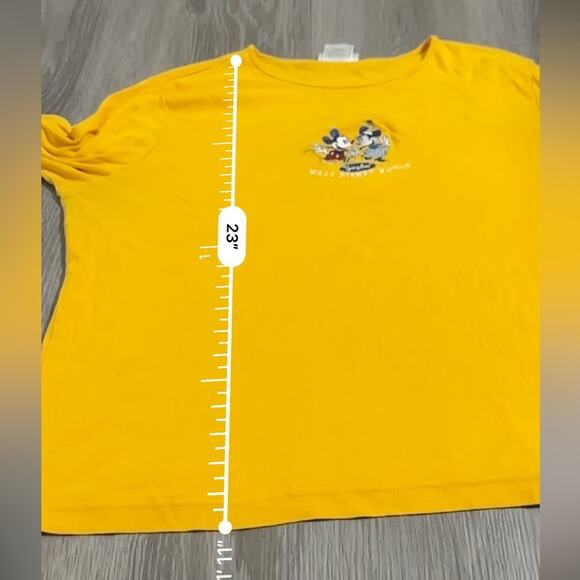 Vintage 90s Disney World Mickey & Minnie Mouse Embroidered Long Sleeve Shirt L - Picture 8 of 8